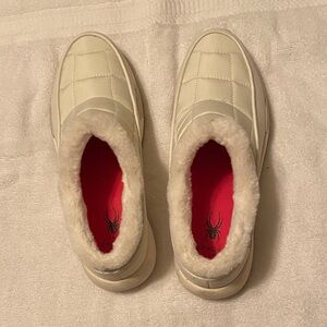 Spyder Women's White Quilted Slip-On Shoes